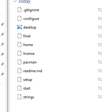 Picking strings files